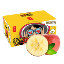 京觅 阿克苏苹果 单果300-400g 5kg 礼盒装