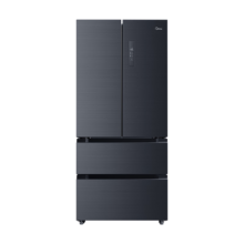 PLUS会员：Midea 美的 BCD-508WTPZM(E) 双系统双循环法式冰箱 508升 灰色