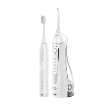 博皓（prooral）冲牙器洗牙器电动牙齿冲洗器水牙线 正畸牙缝清洁口腔护理 洁牙组合 5025白+T33