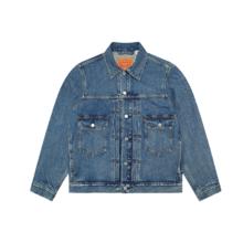 京东PLUS：李维斯 Levi's 25年春季男士美式街头复古水洗牛仔夹克外套 蓝色 A7632-0001 M