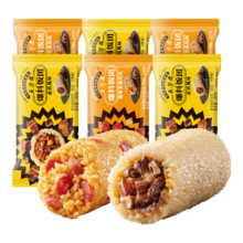 plus会员：五芳斋 速冻饭团组合装 腊肠/卤肉饭团 150g*6只 速冻儿童早餐微波即食