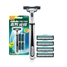 28日00:00吉列剃须刀手动刮胡刀胡须剃须刀手动刮胡刀手动威锋旋转双层1刀架5刀头非电动非吉利生日礼物男