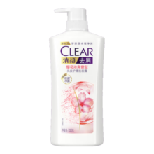 京东百亿补贴：清扬（CLEAR）蓬松去屑洗发水 樱花沁爽香型720g
