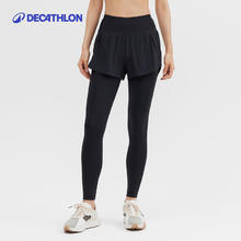 迪卡侬 DECATHLON 假两件瑜伽运动紧身裤 356285