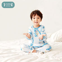 ibaby 双层纱布宝宝睡袋 双层纱-仙人掌灌丛 室温28-32℃ 90码