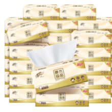 清风 抽纸 原木纯品3层24包100抽 整箱装