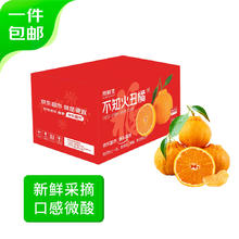 京鲜生 四川春见粑粑柑净重4.5-5斤新年礼盒装 单果240g+ 源头直发