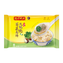 湾仔码头 荠菜马蹄大馄饨 600g30只 素馄饨云吞早餐夜宵速食冷冻混沌