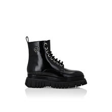 PHILIPP PLEIN 女士时尚菱格马丁靴