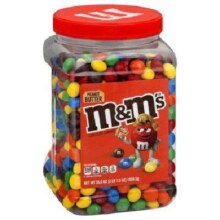 m&m's 花生牛奶巧克力豆 1.5593KG 大罐装