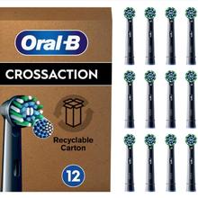 【含税直邮】Oral-B 欧乐B Pro CrossAction 电动牙刷刷头 12件,黑色