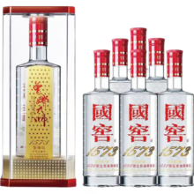 PLUS会员：泸州老窖 国窖1573 曾娜大师 浓香型白酒 52度 500ml*6瓶 整箱装5415.3元包邮