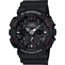 卡西欧（CASIO）手表男G-SHOCK防水运动学生双显电子日韩表送男友GA-120-1A