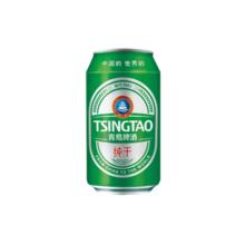青岛啤酒 TSINGTAO 纯干拉格啤酒 330ml*24罐
