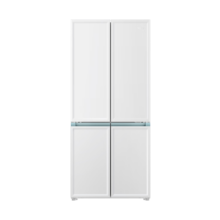 海尔（Haier）海尔501L零嵌太白全空间保鲜超薄冰箱四开门十字对开门零距离自由嵌入式风冷无霜家用大容量电冰箱 BCD-501WGHTD14W9U1