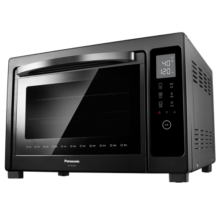 松下（Panasonic）家用电烤箱 大容量 电子温控 多功能烤箱 上下独立温控 自动预热 38L容量 NB-HM3810
