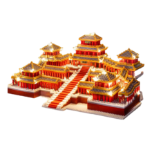 PLUS会员：北国e家 国潮微颗粒积木 阿房宫