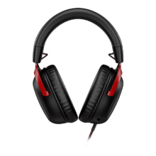 再降价，plus会员：极度未知（HYPERX）Cloud Ⅲ 飓风3有线黑红 DTS音效 53mm驱动单元电竞头戴式游戏耳机