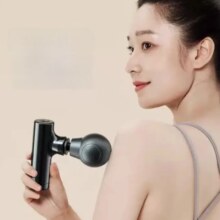 mini筋膜枪 迷你款便携式充电 暗夜黑+4档调节(长按开机）