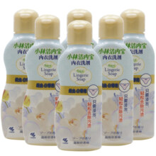 小林制药（KOBAYASHI）洁内宝内衣清洗剂皂香型120ml*6瓶温和亲肤有效清除血渍男女通用