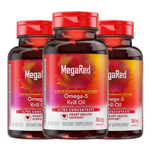 脉拓 MegaRed 南极磷虾油omega3 750mg*80粒*3瓶装