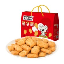88VIP：好吃点 萌趣熊字饼 1260g（约28包）