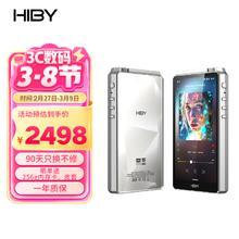 海贝音乐 HiBy海贝R6三代2025版 音乐播放器安卓HIFI无损MP3硬解DSD 蓝牙WiFi数字转盘 A/AB类 高通骁龙665银色