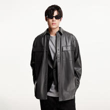 杰克琼斯 Jack Jones 杰克琼斯 男士PU衬衫外套 2243O3006