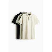 H&M HM2025春季新款男装3件装正肩版Polo衫1264425