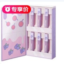 再降价、21日0点开始、限500件：Color Key珂拉琪甜品乐园迷你唇露套盒口红显白 6支装