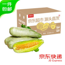 plus会员:京鲜生  山东羊角蜜甜瓜  净重4.5-5斤  单果250g起  生鲜水果 源头直发