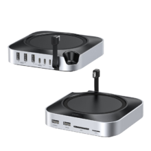20点、plus会员：绿联 Macmini M4拓展坞M.2硬盘盒底座适用M4/M4Pro