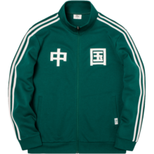 鸿星尔克卫衣外套男女春季开衫立领个性印花潮流时尚跑步运动服情侣情人节