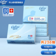 COROU可心柔 超柔乳霜40抽*4包+78抽*1包