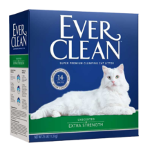 铂钻美国蓝标铂钻猫砂EverClean25磅低尘活性炭除臭膨润土净味猫厕所 绿标-25磅