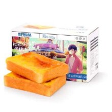 京东百亿补贴、再降价：三只松鼠 厚岩烧乳酪吐司代餐 520g