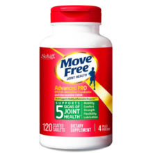 Move Free益节金装氨糖软骨素钙片120粒 维骨力成人中老年美国氨基葡萄糖