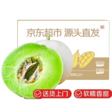 plus会员：京觅 海南玉菇甜瓜 净重5斤 单果900g+
