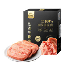 京东百亿补贴：庄园黑黑猪午餐肉 250g