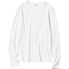 优衣库 UNIQLO 女装柔软罗纹圆领T恤 UQ474400