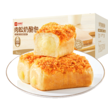 良品铺子 奶酪肉松面包500g
