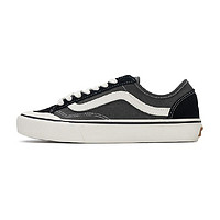 VANS Style 136男女黑色低帮板鞋透气休闲鞋耐磨轻便运动鞋
