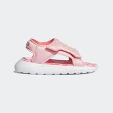 限尺码：adidas 阿迪达斯 女中小童休闲沙滩凉鞋