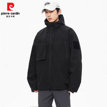 Pierre Cardin 皮尔卡丹 男女同款户外冲锋衣情侣防风防水登山服夹克