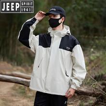 JEEP SPIRIT 春季新款冲锋衣外套