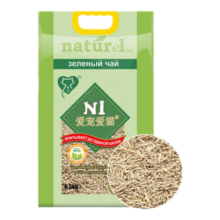 N1 爱宠爱猫n1玉米纯豆腐猫砂6.5kg大包装植物砂升级2.0mm颗粒易结团可冲厕所