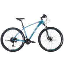 喜德盛（xds）山地自行车英雄600油碟X6铝合金变色车架27.5大轮径CUES18速变速 炫彩/蓝紫17寸