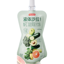 京东京造液体沙拉100ml*7袋 NFC复合果蔬汁代餐膳食纤维轻液断