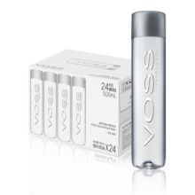 芙丝（VOSS）饮用天然矿泉水 500ml*24瓶(塑料瓶) 含锶低钠弱碱 运动健身