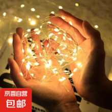 led小灯串闪光鲜花波波球满天星 暖白灯串0.5米-1个